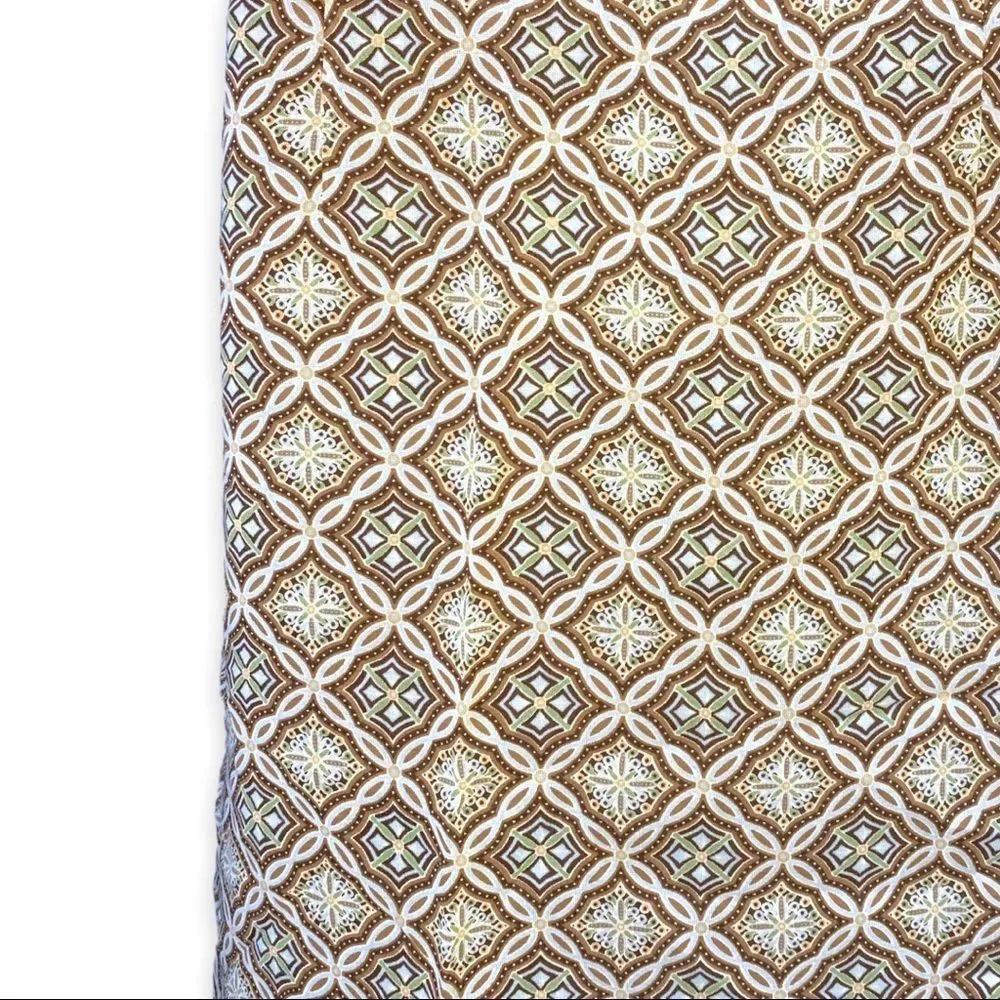 Vintage Ann Taylor 80s, 90s Knee Length Paisley Print Sheer Country Skirt Sz. 8 - Picture 7 of 9